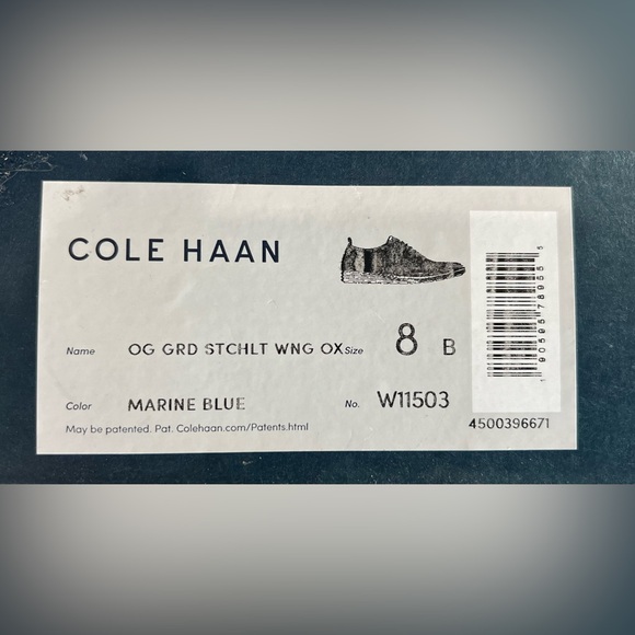COLE HAAN OG GRD STCHLT WNG OX Size 8 - Picture 6 of 6